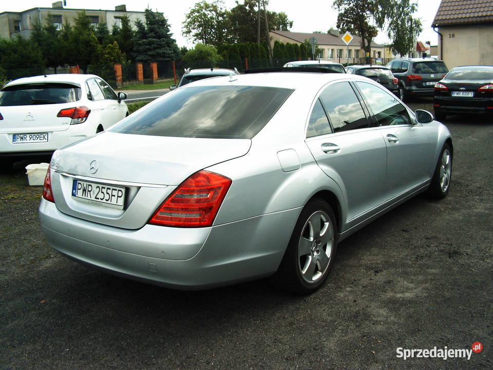 Mercedes S 350 EGaz 2006 r skórzana tapicerka wielkopolskie