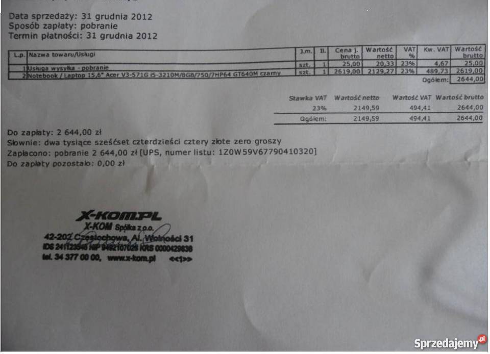 Acer Aspire V3571G i53210M Nvidia GT 640M Poznań sprzedam