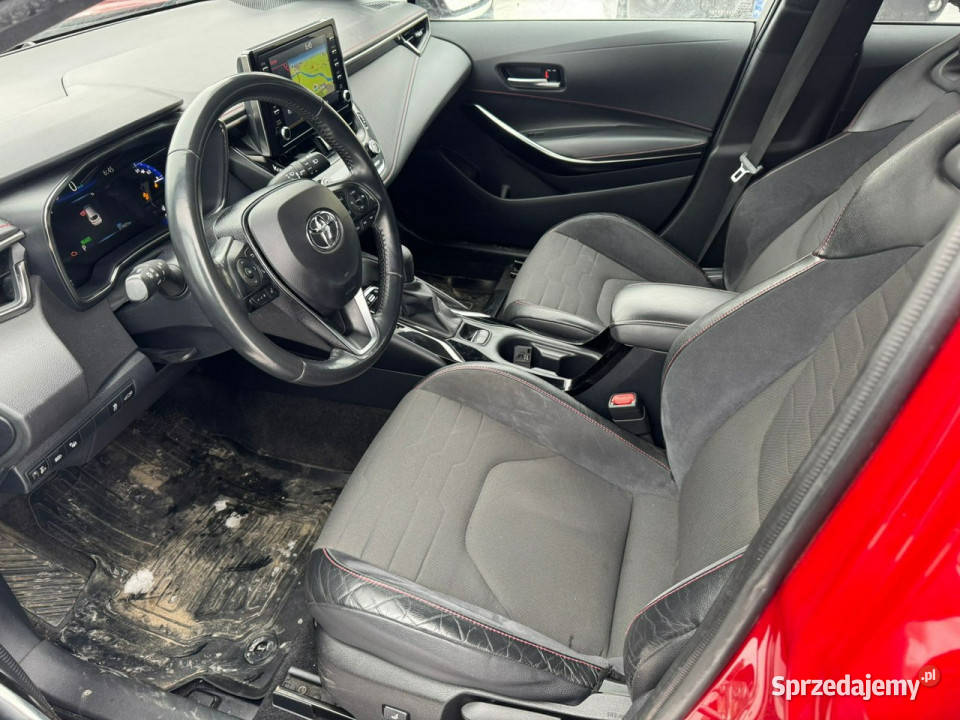Toyota Corolla 18 HSD SELECTION PDC 360 stopni czerwony mazowieckie Otwock Mały
