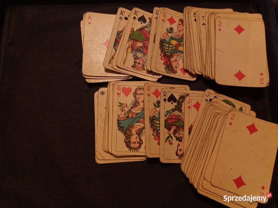 Karty do gry 2 talie w brydża poker wielki Szu Warszawa