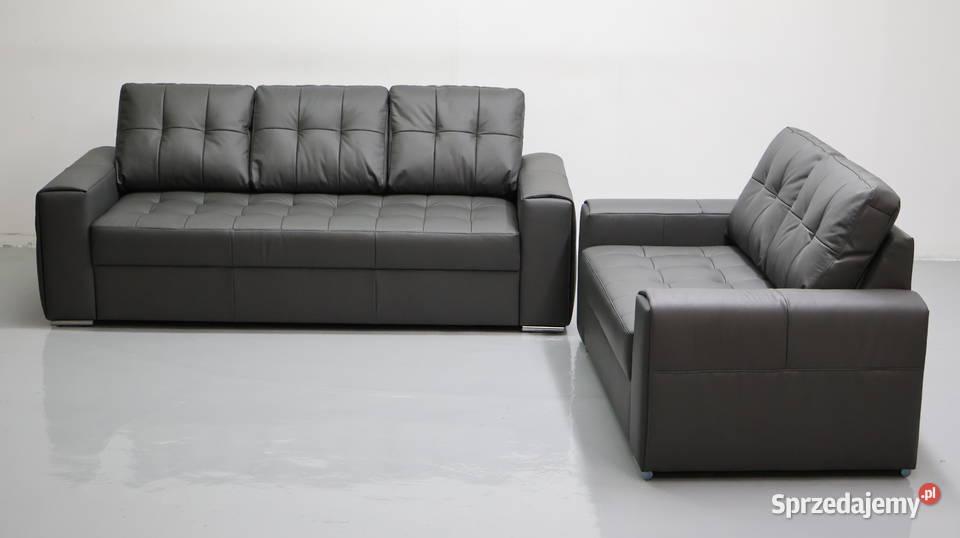 RIX KOMPLET 32 sofy kanapy zestaw popielata Poznań
