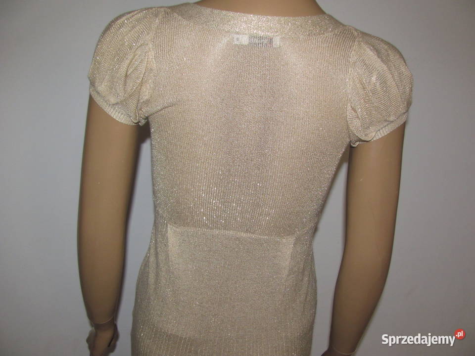 złota tunika INFLUENCE r10 dress gold sprzedam