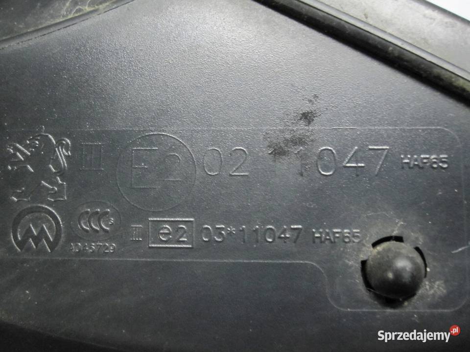 PEUGEOT 208 I 13r lusterko prawe 2323673078