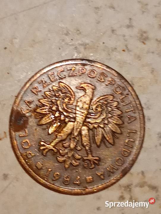 Moneta 2 PRL 1984 Awers do oczyszczenia dolnośląskie