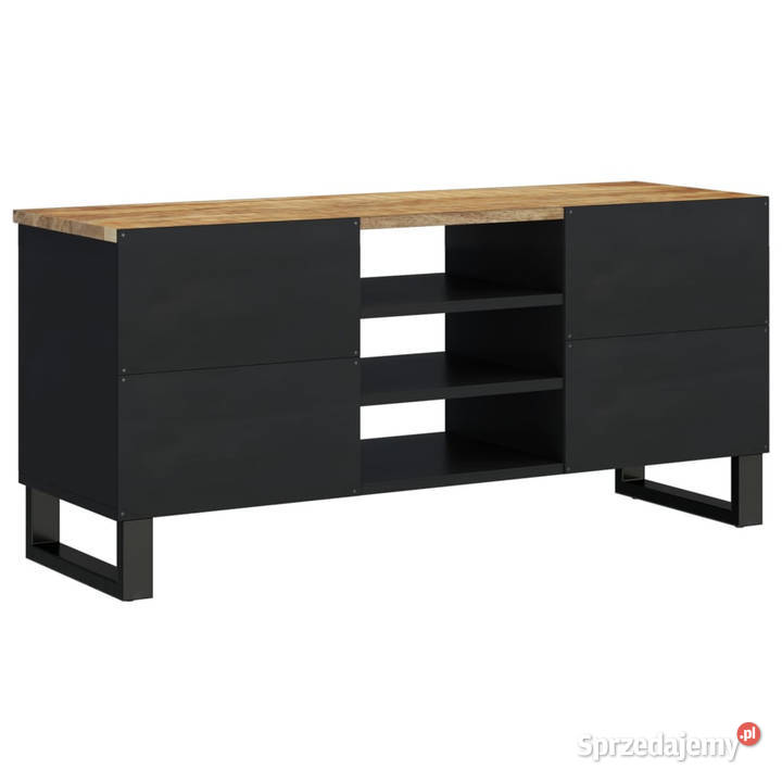 Szafka RTV 100x33x46 mango i materiał RTV