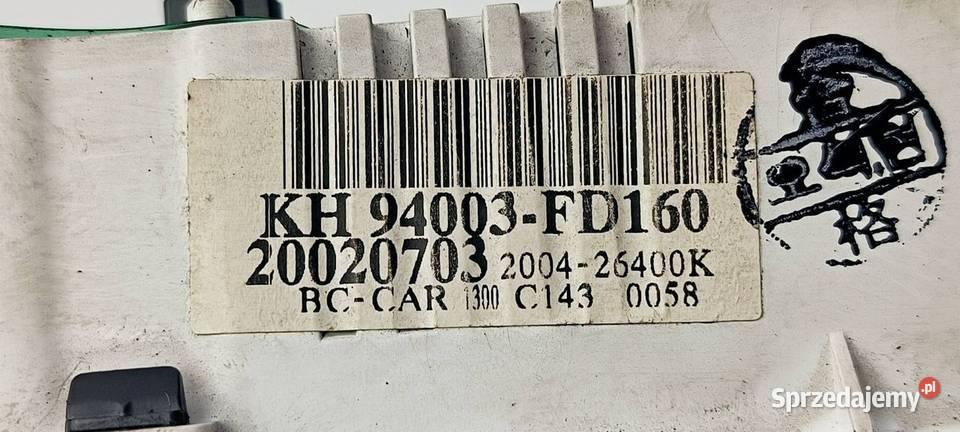 LICZNIK ZEGAR KIA RIO 94003FD160