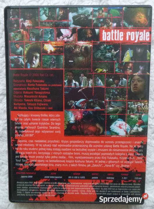 Film DVD Battle Royale Warszawa