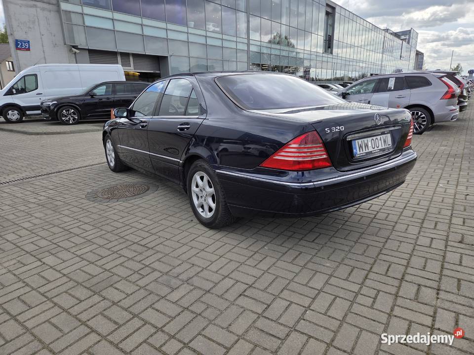 Mercedes S320CDI W220 2003r elektrycznie ustawiane fotele Klasa S mazowieckie Warszawa