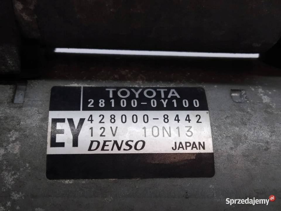 ROZRUSZNIK 281000Y100 4280008442 133 VVTI Toyota Układ elektryczny, zapłon