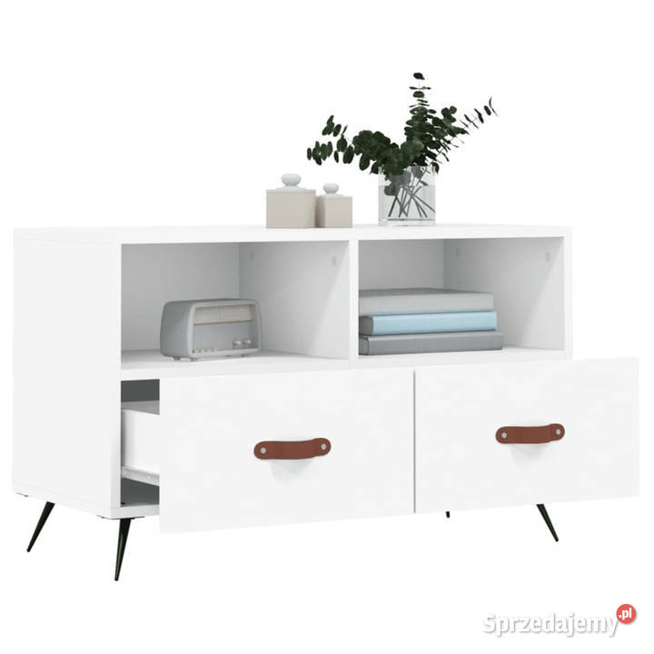 Szafka pod TV biała 80x36x50 materiał RTV Warszawa sprzedam