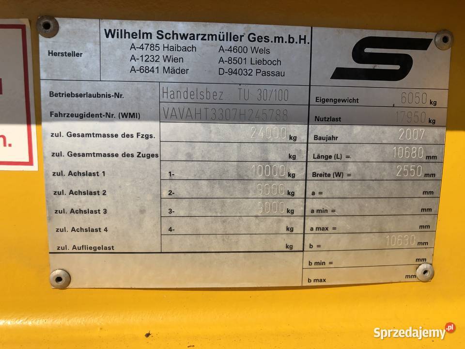 Przyczepa niskopodwozie 24t Strykowo