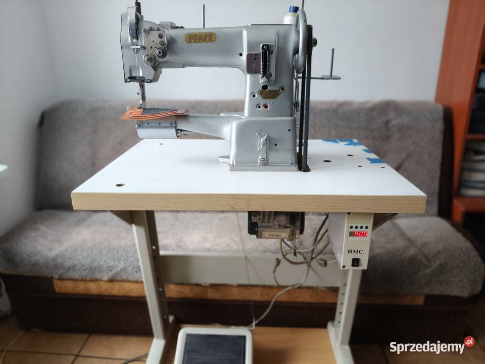 Pfaff 345 H3 mMaszyna do szycia skóra potrójny Czerwonak