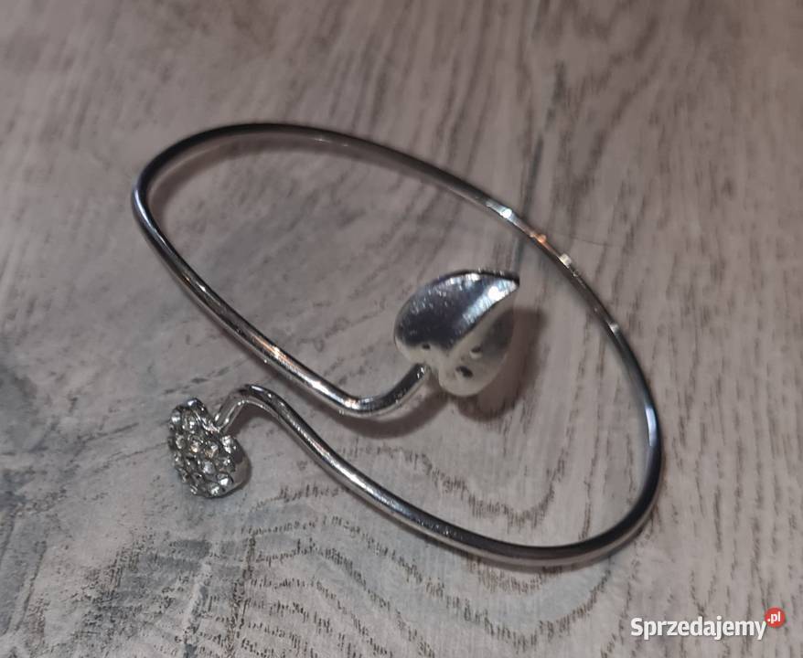 Bransoletka damska serduszko Łódź sprzedam
