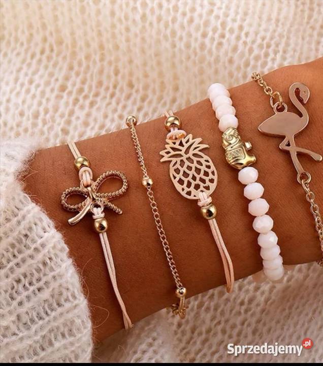 Komplet bransoletek boho lato koraliki 5 sprzedam