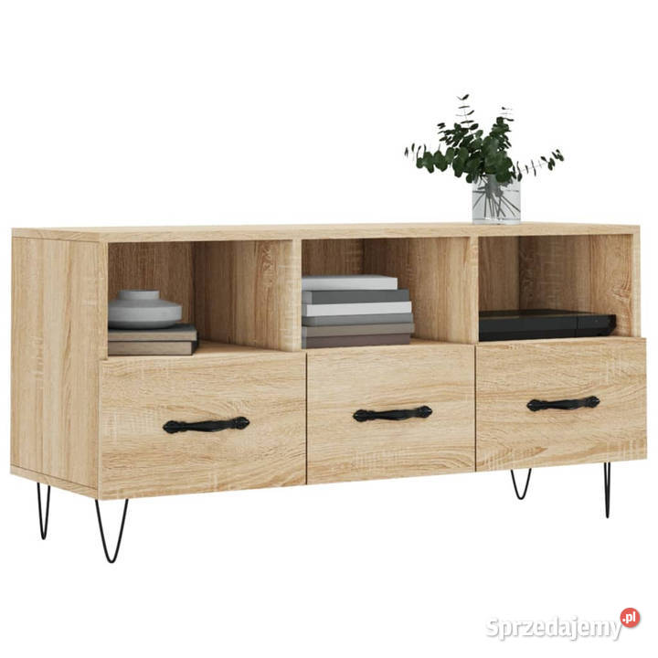 Szafka pod telewizor dąb sonoma 102x36x50 RTV Warszawa