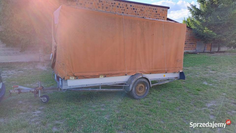 Przyczepka Przyczepa Handlowa Towarowa Bazarowa wielkopolskie Kowale Pańskie