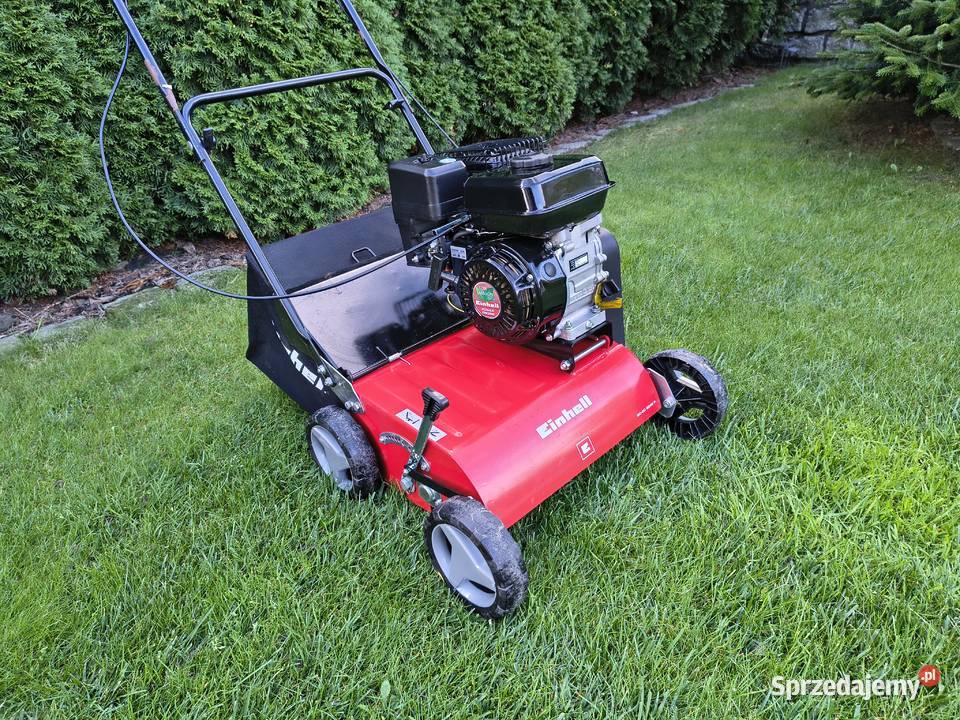 Wertykulator spalinowy Einhell z koszem