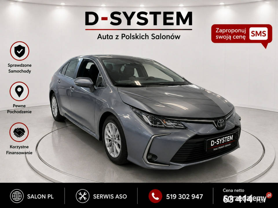 Toyota Corolla 22 Salon Polska 18 HYBRID 1wł z światła LED Corolla Białystok sprzedam