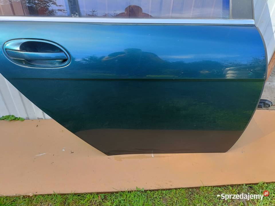 BMW E65 DRZWI PRAWE PRAWY TYŁ TYLNE OXFORDGRUEN Drzwi Drezdenko sprzedam