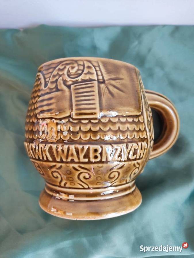 Kufel do piwa ceramiczny Bolesławiec Głuchołazy