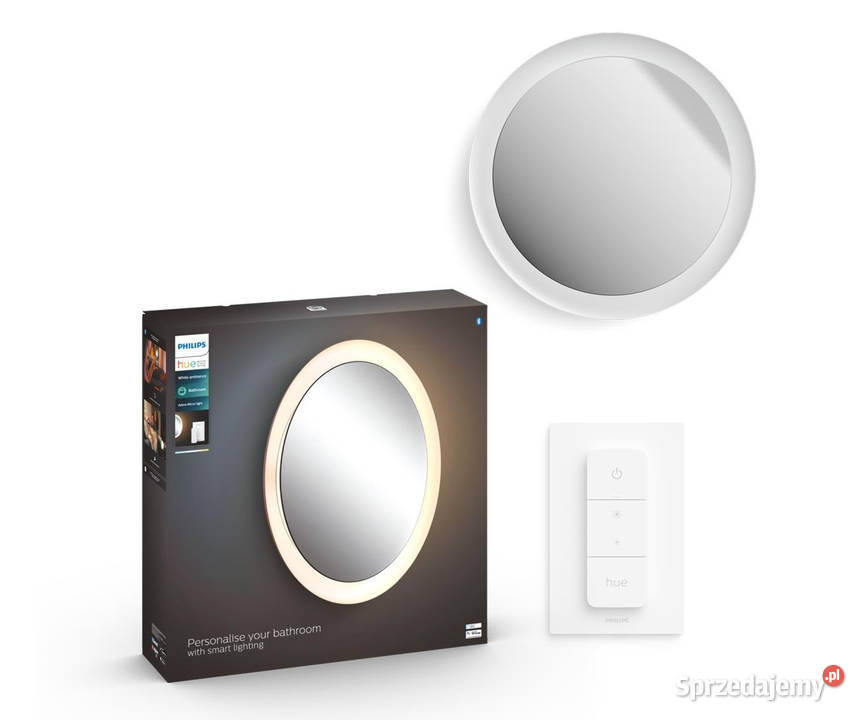 Philips Hue White ambiance Lustro łazienkowe Karwiany