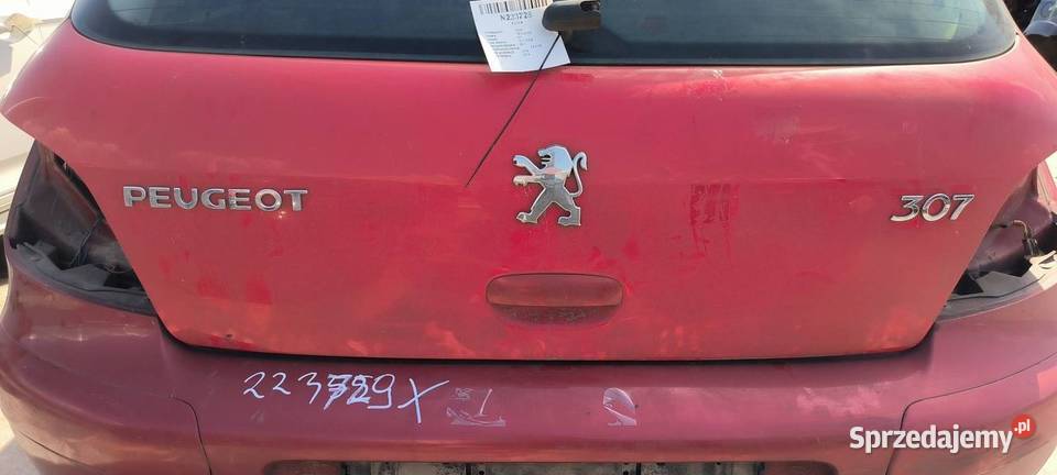 KLAPA PEUGEOT 307 Lipno