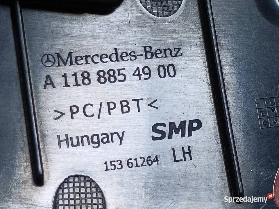 MERCEDES CLA C118 ŚLIZG MOCOWANIE ZDERZAKA LEWY osobowe wielkopolskie Pleszew