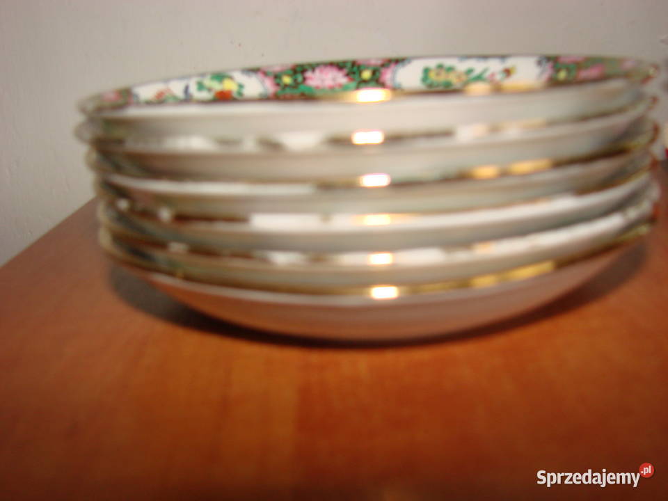 chiński porcelanowy talerzykspodek Pruszcz Gdański sprzedam