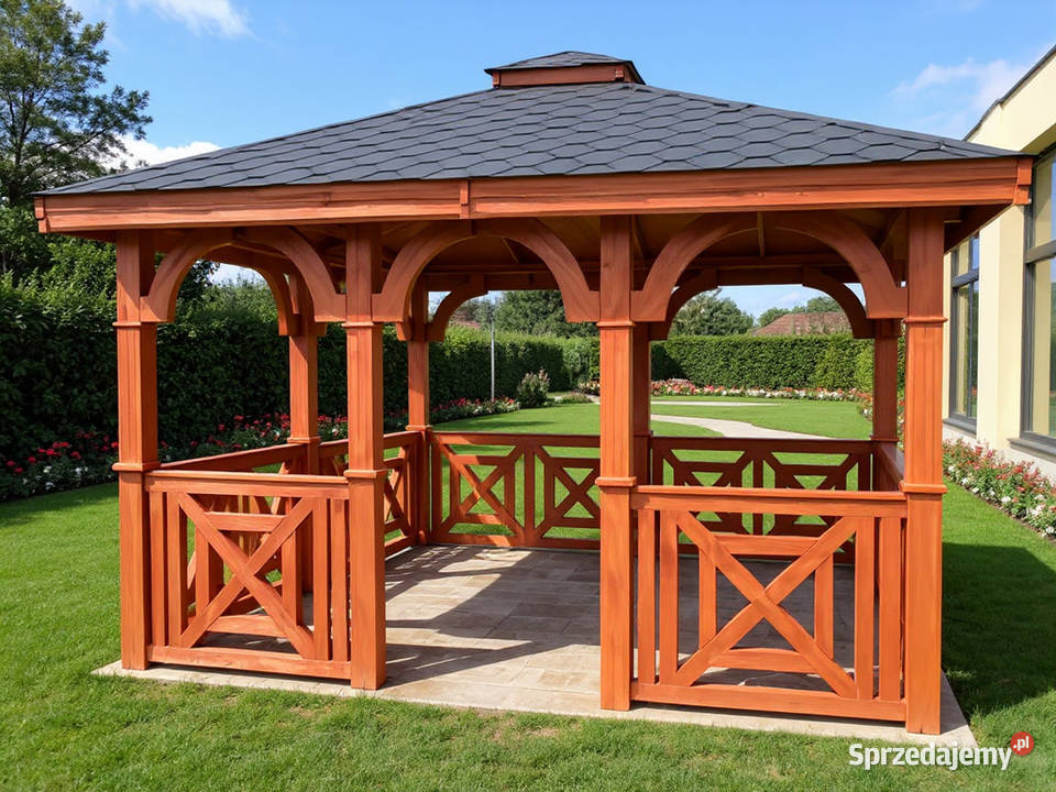 ALTANA 18 4x4 DREWNIANA KWADRAT OGRODOWA ALTANKA śląskie Parzymiechy