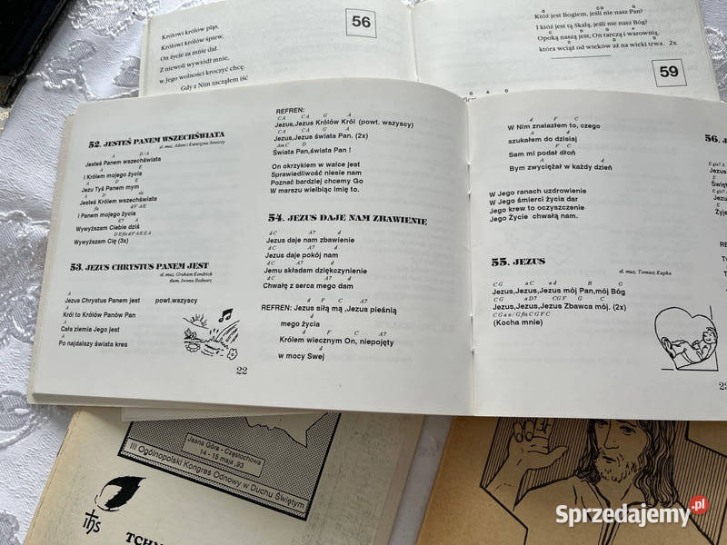 Książki 4 śpiewniki Bielsko-Biała