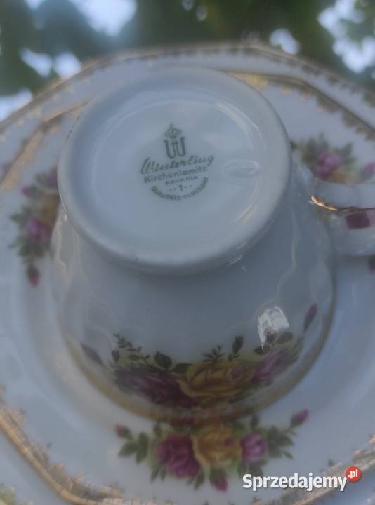 Zestaw śniadaniowy trio Porcelana Winterling Pabianice