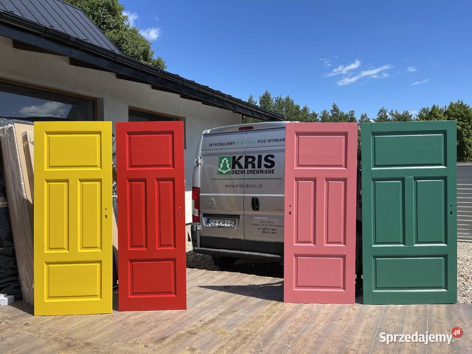 Drzwi zewnętrzne drewniane CZYSTE POWIETRZE Grzybno