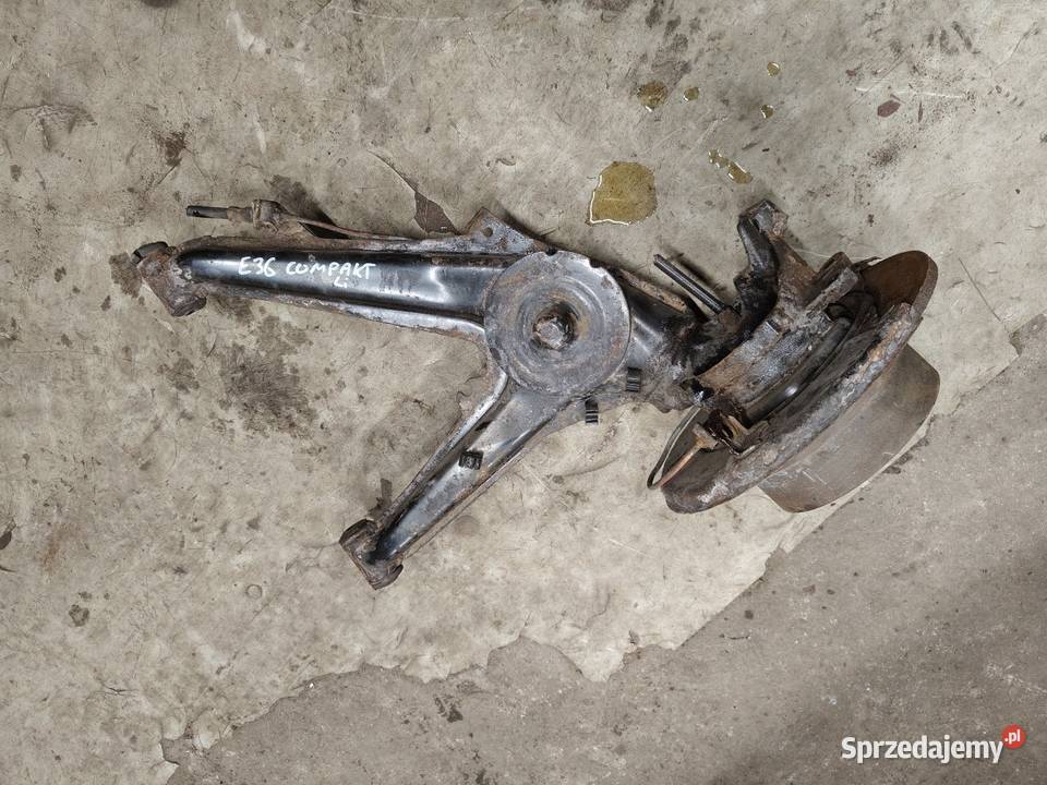 Bmw e36 compakt wahacz tylny lewy na tarcze Aleksandrów Łódzki