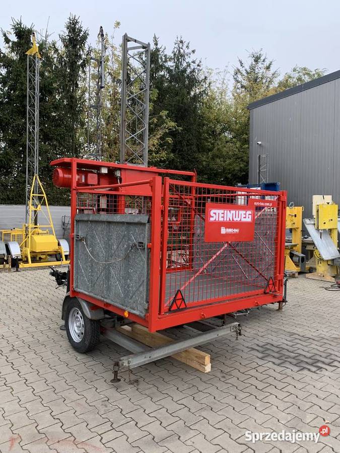 Winda budowlana wciągarka platforma Steinweg Ślesin