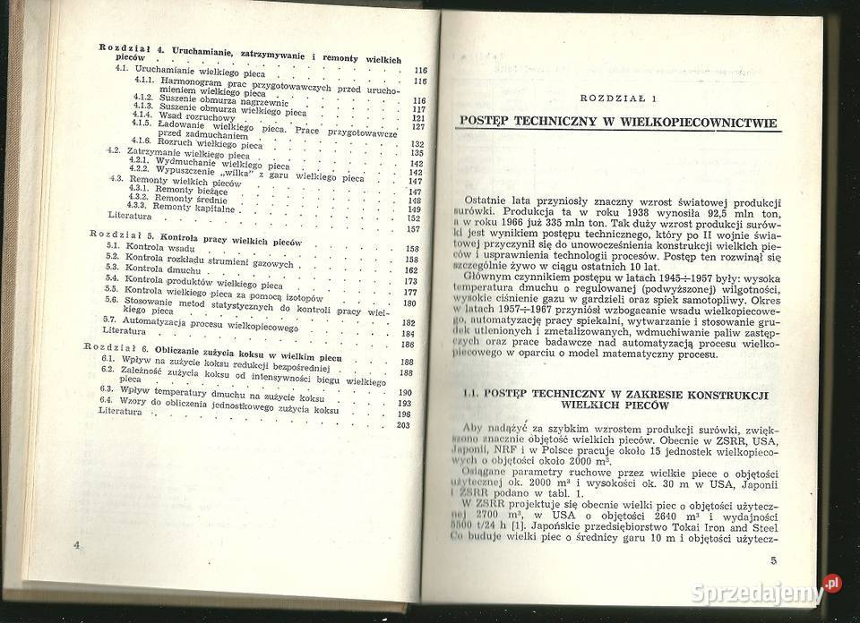 Technologia i praktyka wielkopiecowa Mazanek Łódź