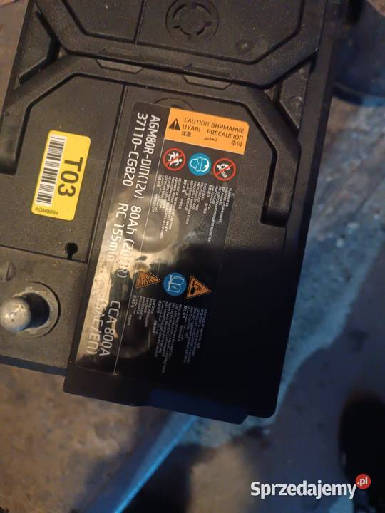 Akumulator agm 80 ah Międzychód