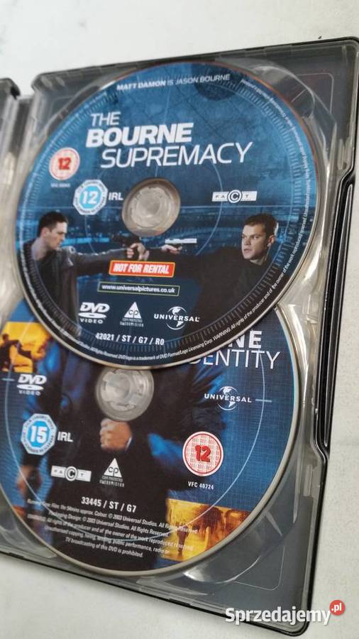 The Ultimate Bourne Collection Matt Damon 3dvd pełne Puławy