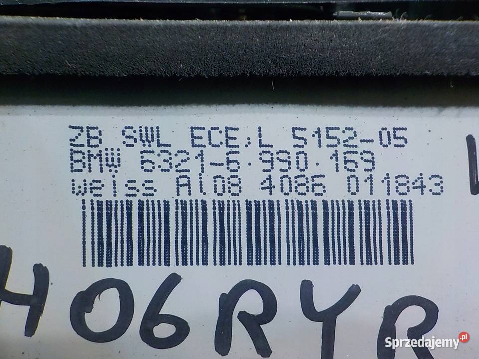 BMW X3 E83 25 B AUT 06r lampa lewa tyl Suków