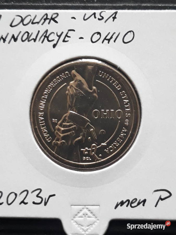 1 Dolar USA Innowacje OHIO 2023 r men P Konin sprzedam