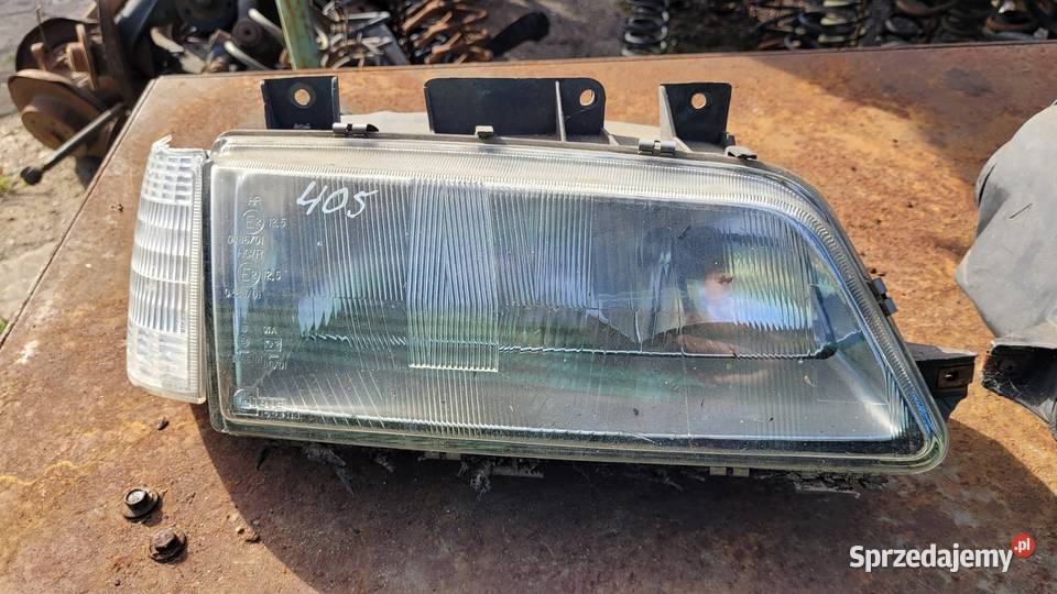 Lampy przód Peugeot 405 Oświetlenie mazowieckie Łagów