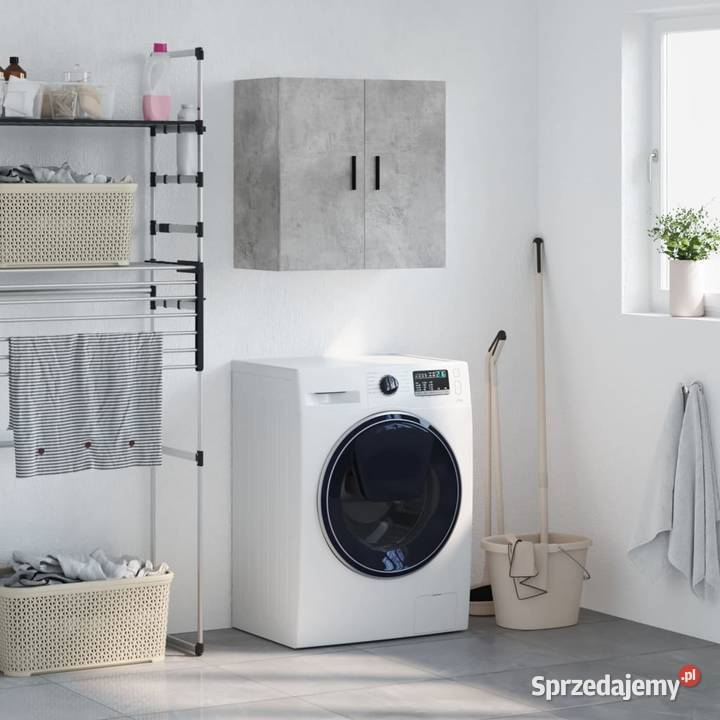 Szafka wisząca betonowa szarość 60x31x60 829984 Warszawa