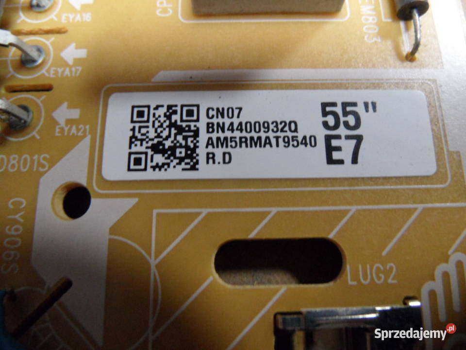 zasilacz telewizora samsung UE55RU7172U Kielce sprzedam