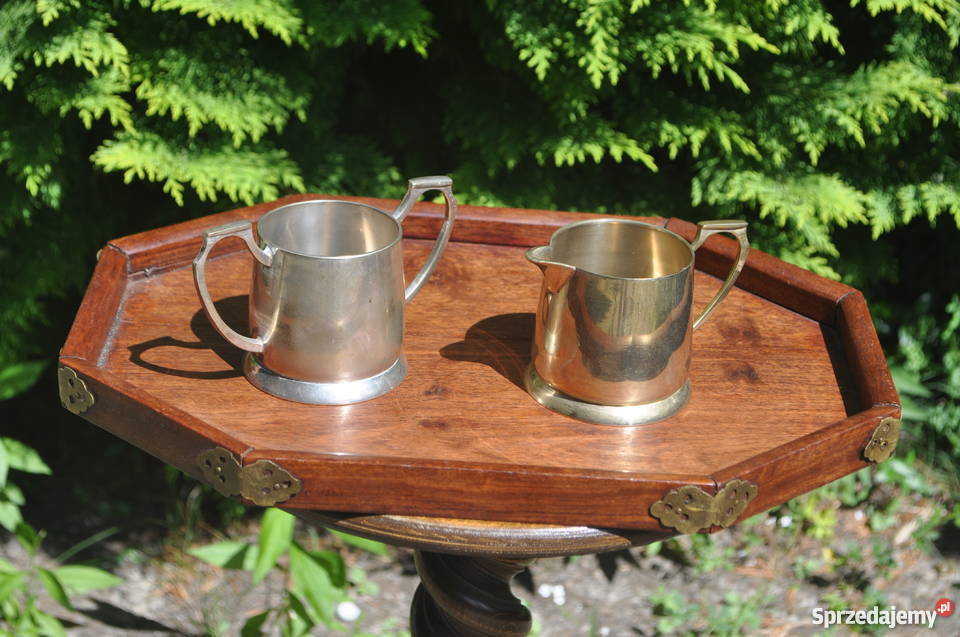 Mosiężny serwis do kawy i herbaty styl Art Deco Warszawa sprzedam