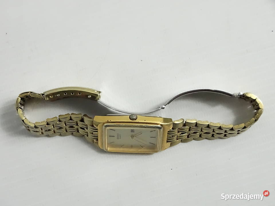 Zegarek SEIKO Quartz Vintage Złoty Tank 7N335A00 Biłgoraj sprzedam