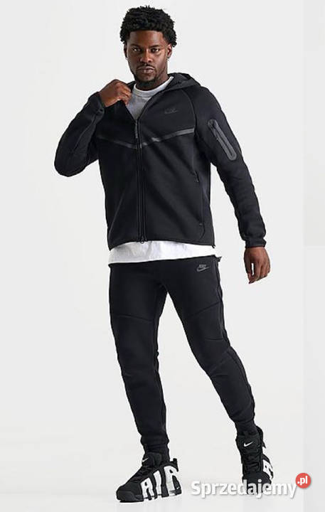 Nowy komplet dresowy NIKE TECH FLEECE /Czarny roz. S-XXL