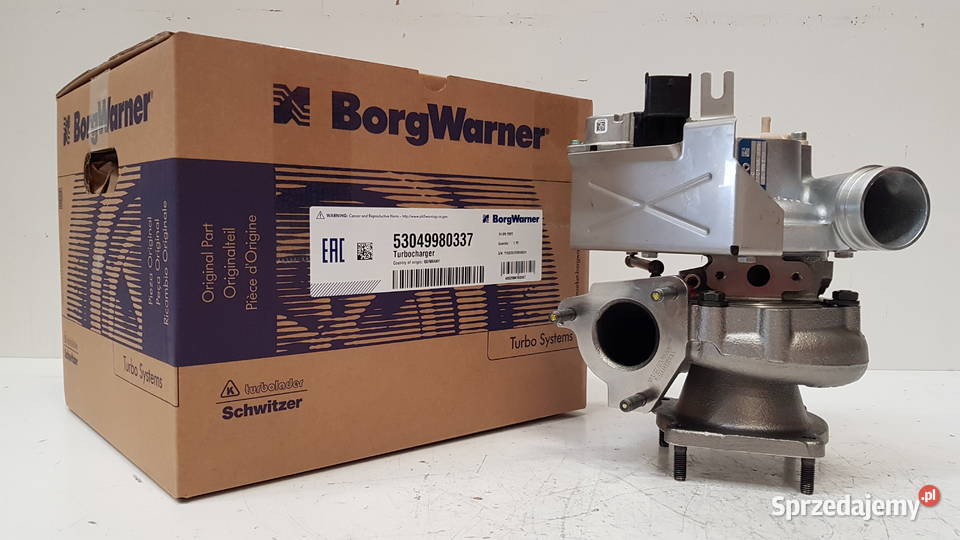 Nowa turbosprężarka BorgWarner KKK 53049980337 osobowe Siedlce