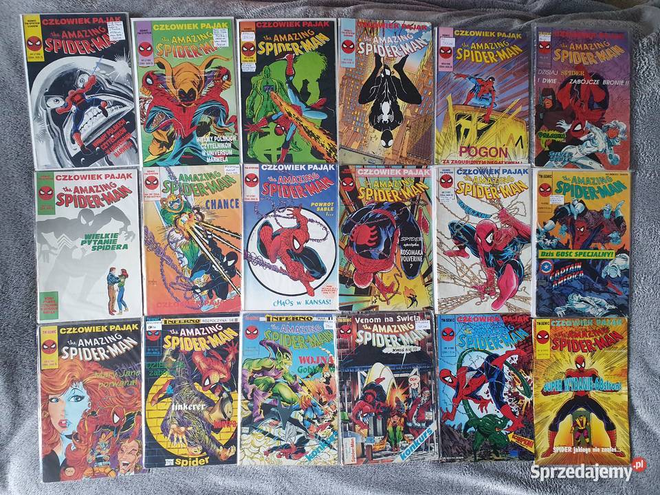 SpiderMan wydawnictwo TmSemic zestaw 57 komiksów Gdynia
