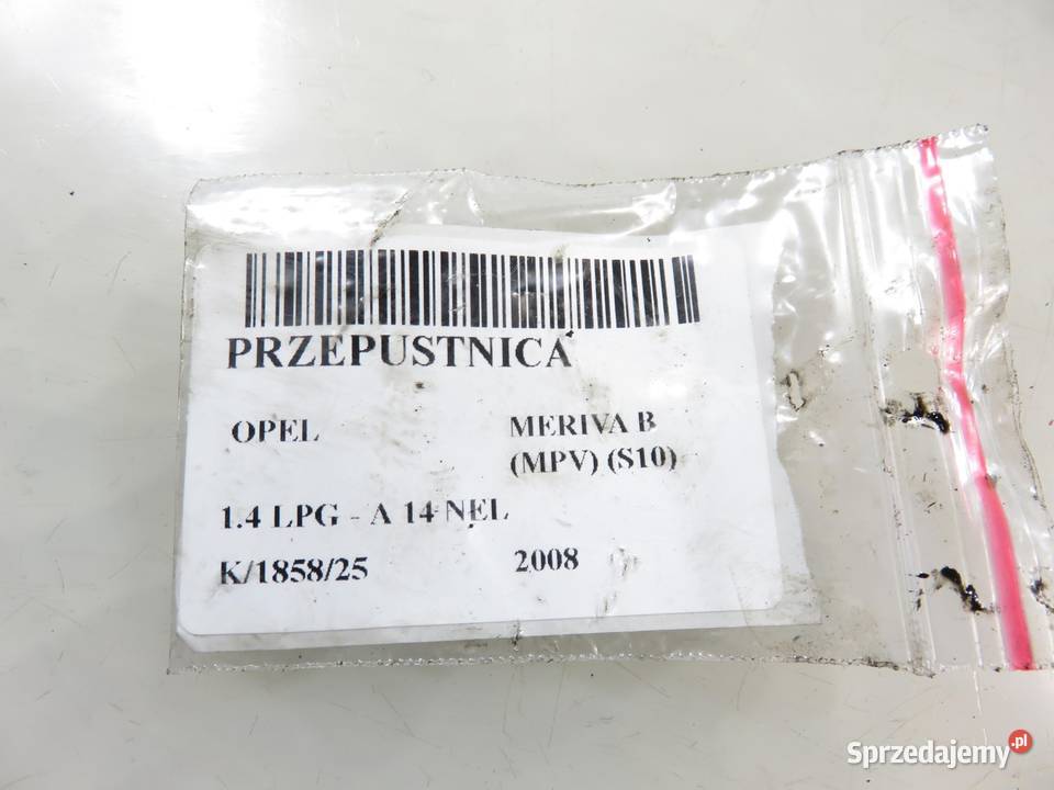 PRZEPUSTNICA OPEL MERIVA B 14 LPG A 14 NEL