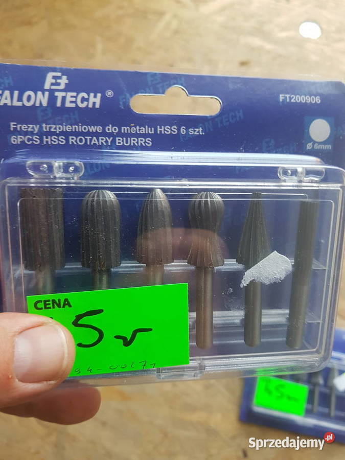 Frezy trzpieniowe HSS do metalu pilniki 6 FAL Narzędzia Głogowa