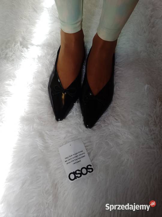 40 ASOS Design Ekskluzywne czarne baleriny